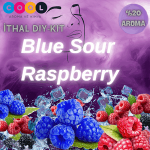 Premium BlueSour Raspberry 30 ML DIY KİT – İthal Premium %20 Aroma
