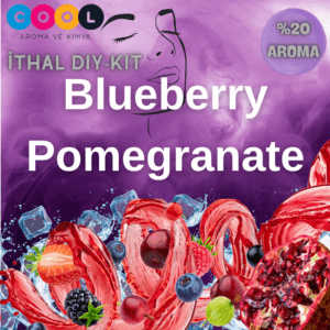 Premium Blueberry Pomegranate 30 ML DIY KİT – İthal Premium %20 Aroma