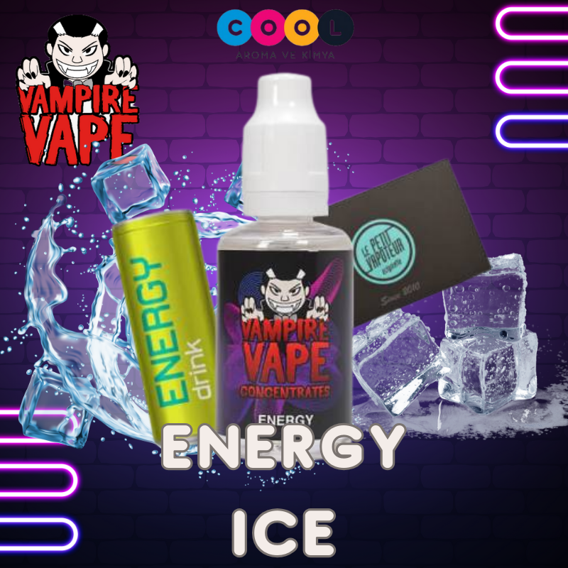 Energy Ice 30-60 ML DIY KT Vampire Vape Bar Salts %25 - Cool Kimya Energy Ice 30-60 ML DIY KT Vampire Vape Bar Salts %25 - Cool Kimya