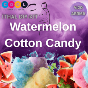 Premium Watermelon Cotton Candy 30 ML DIY KİT – İthal Premium %20 Aroma